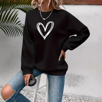 HeartBeat Round Neck Sweatshirt