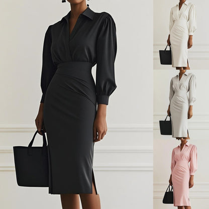 Velina Pleat Dress