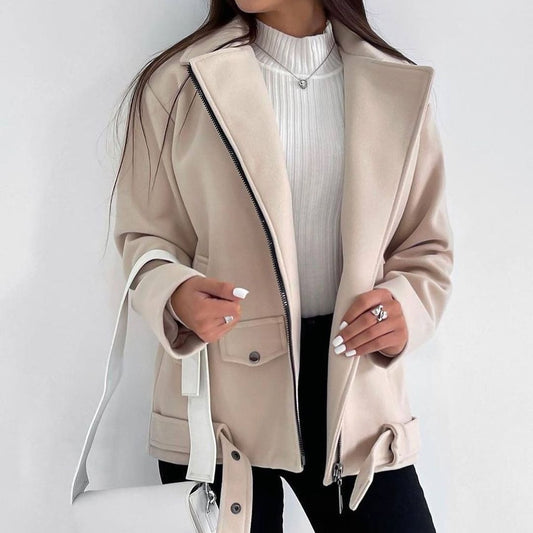 Aurelia Belted Wool Coat