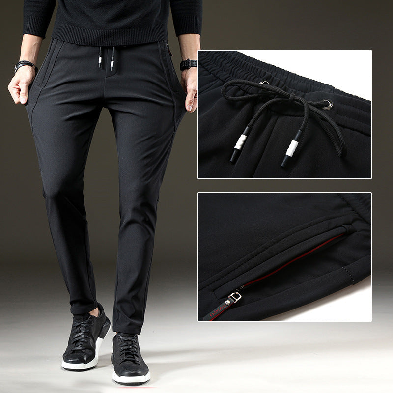 Ice silk men's casual pants