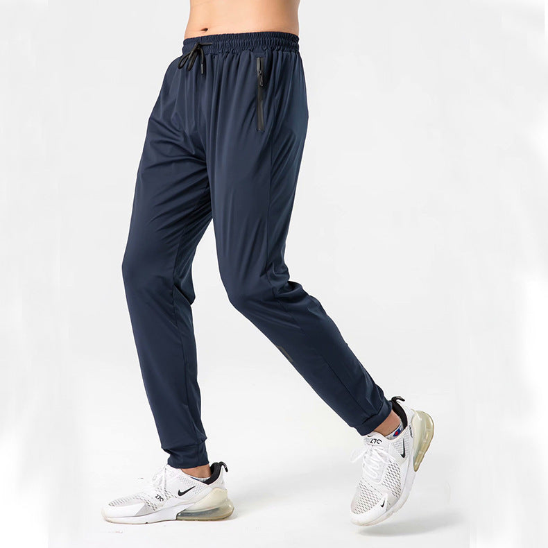 Ice silk casual pants