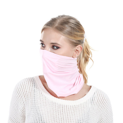 Cycling ice silk magic turban mask