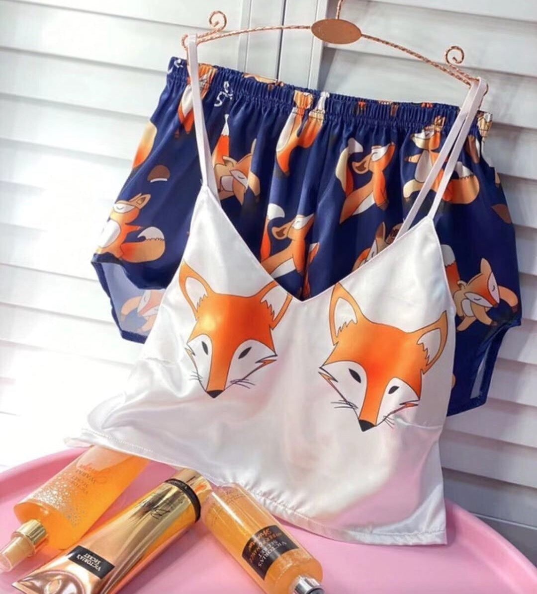 Imitation ice silk pajamas