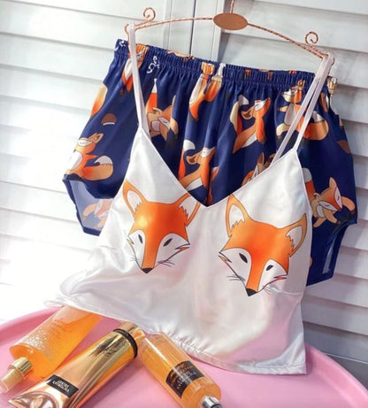 Imitation ice silk pajamas