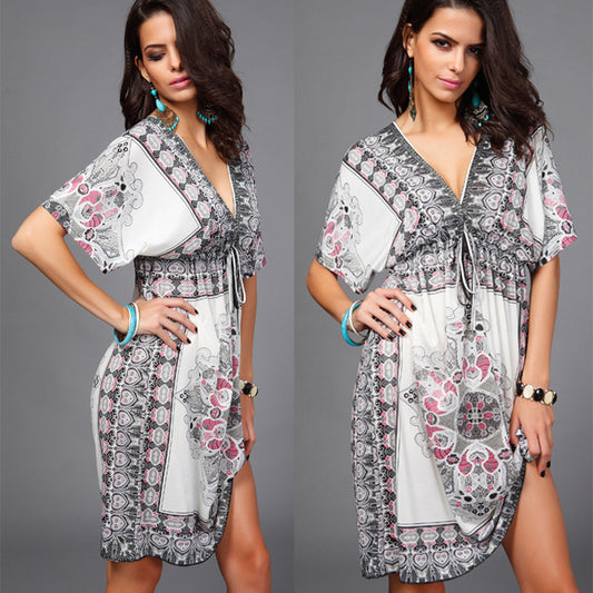 Milk silk dress