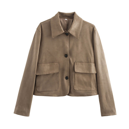 VeluMuse Retro Suede Jacket