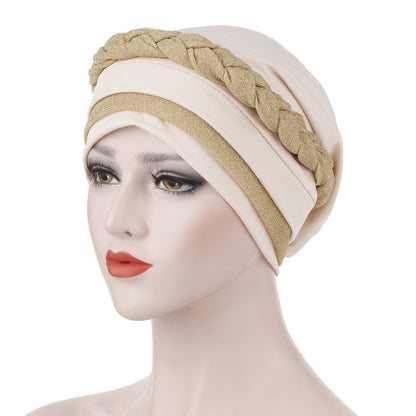 Milk silk can hide hair turban hat