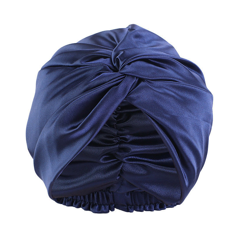 Popular Imitation Silk Double-layer Night Caps