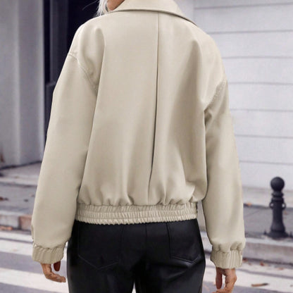ZipVerra Minimal Lapel Jacket