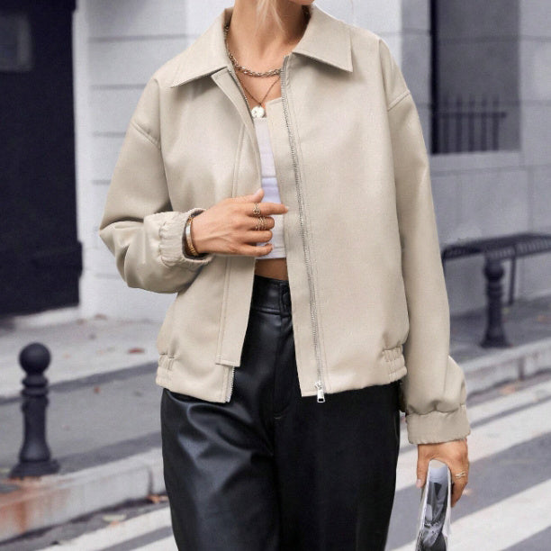 ZipVerra Minimal Lapel Jacket
