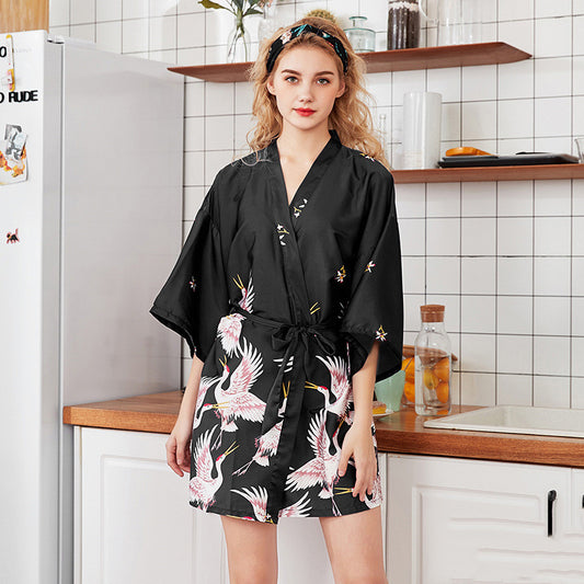Bridal gown silk pajamas