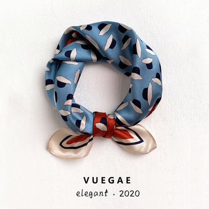 Spring Fashion Printed Thin Silk Scarf