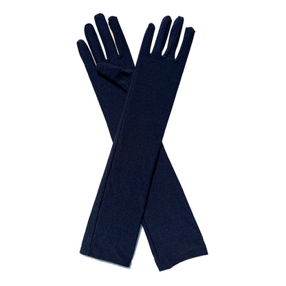 Ladies Fashion Milk Silk Stretch Gloves