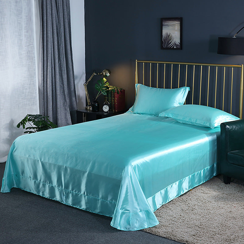 Household Double-sided Ice Silk Bed Sheet Bedding