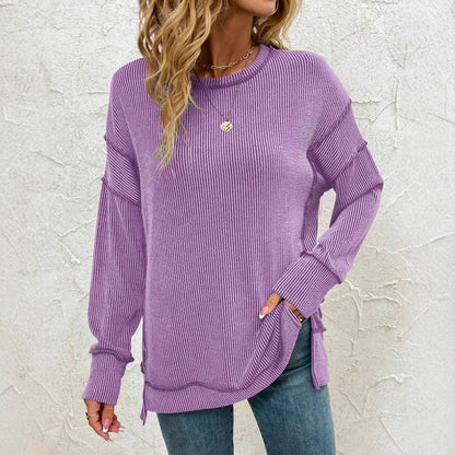 TwistEase Split Hem Sweater