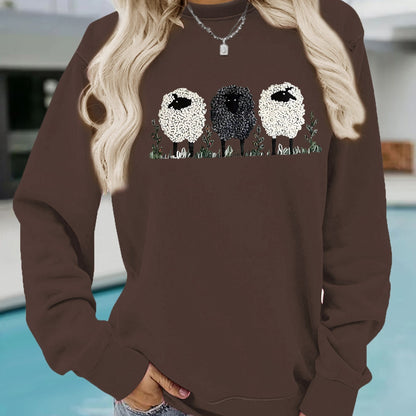 LuxeEase Printed Cashmere Pullover