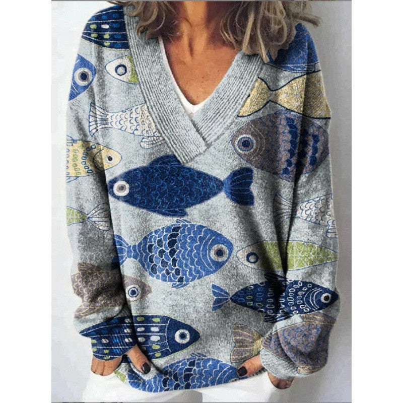FloraVision 3D Pullover
