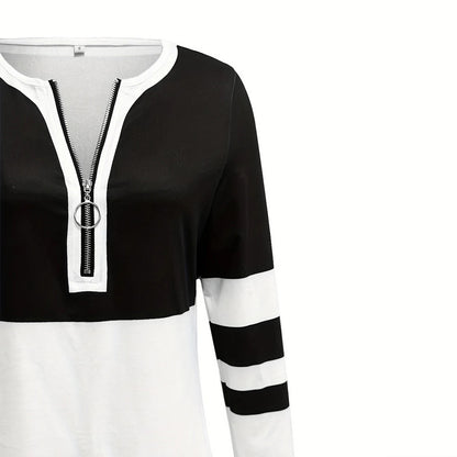 StriveStripe Zip Sweatshirt