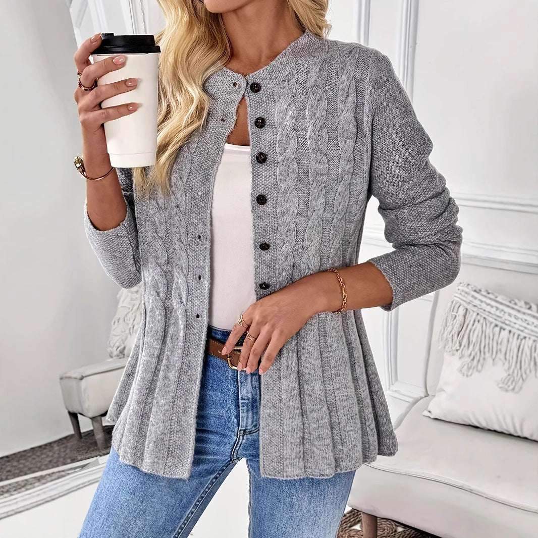 SnugSerene Cable Luxe Cardigan