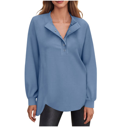 SeraLuxe Buttoned Charm Top