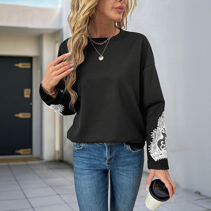 LaceWhisper Pullover