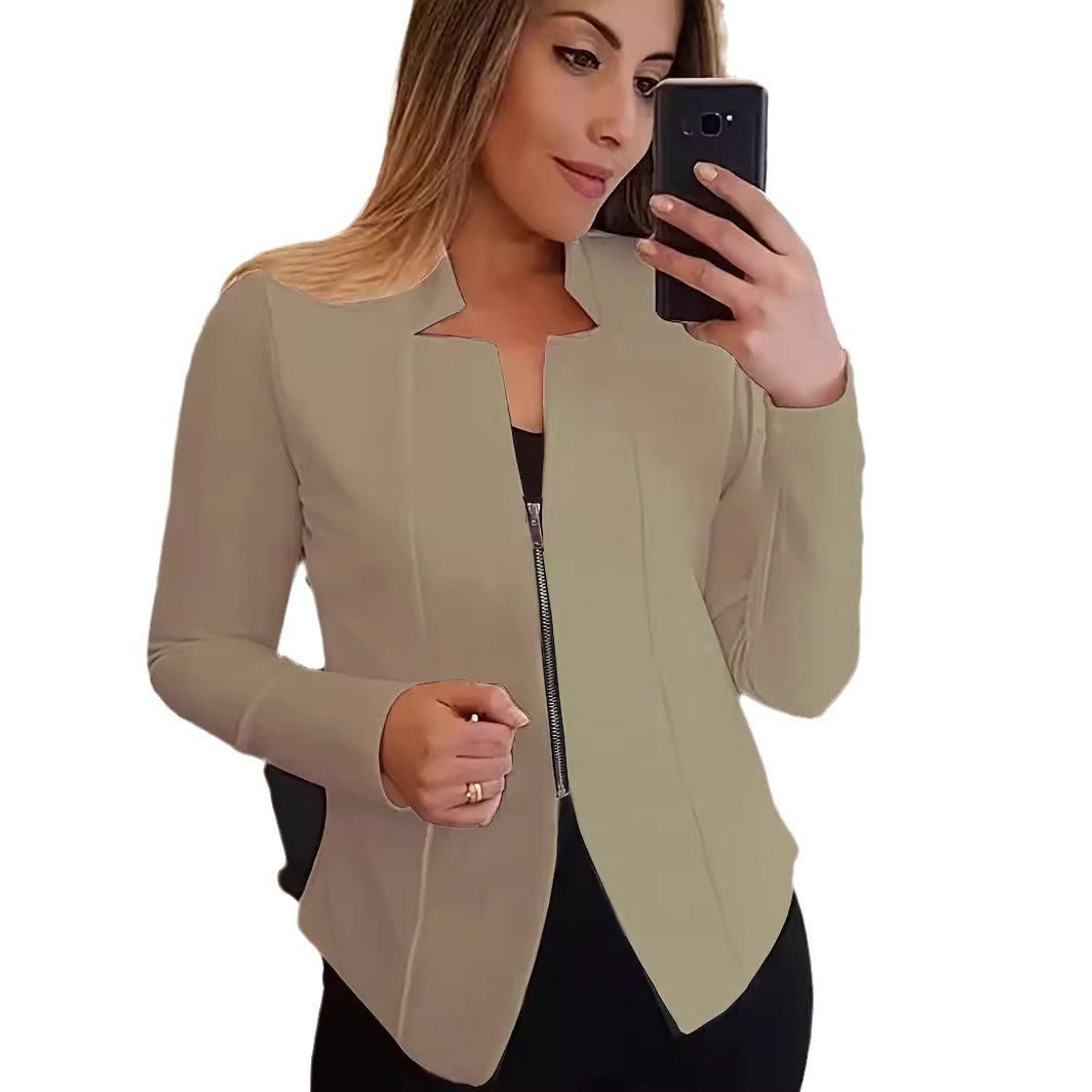 Zenvy Zip Suit Jacket