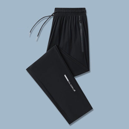 Quick Drying Elastic Ice Silk Pants