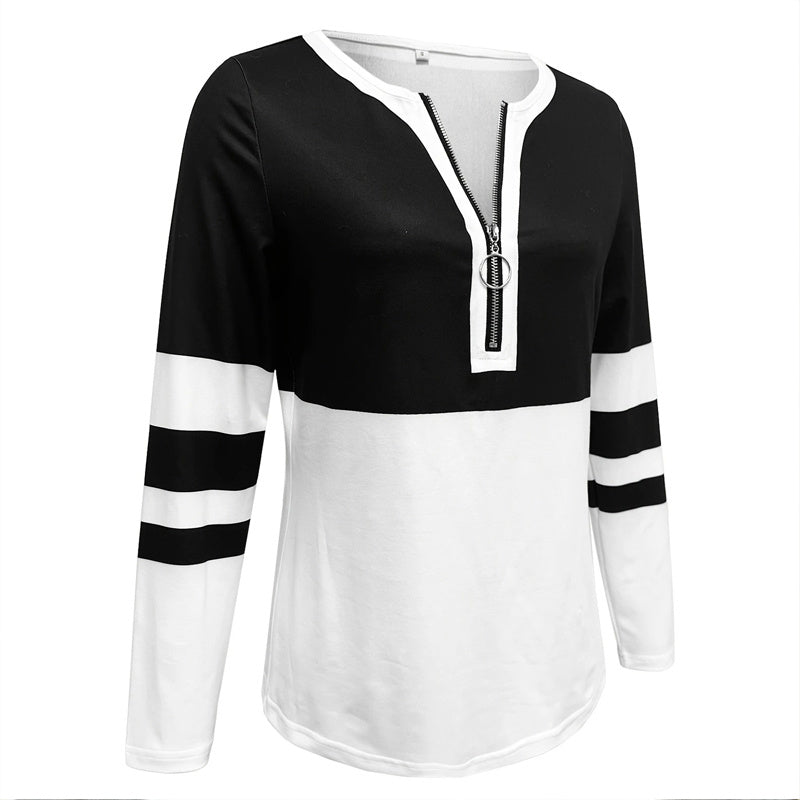 StriveStripe Zip Sweatshirt