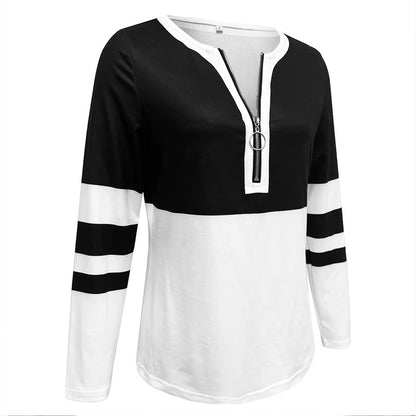 StriveStripe Zip Sweatshirt