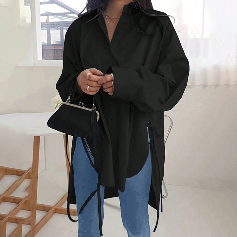 Breezelyn Side-Tie Blouse