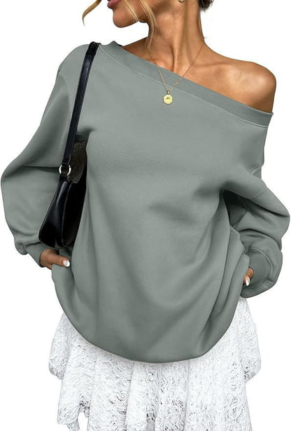 AngleLuxe™ Diagonal Collar Sweater