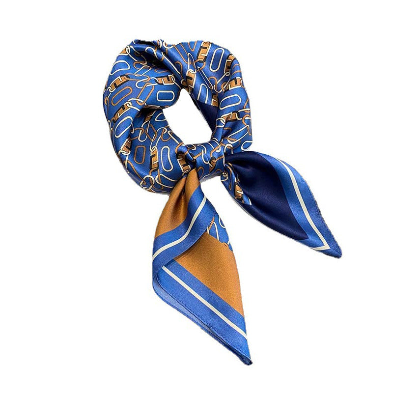 Women's Dual-use Air Conditioner Shawl  Silk Scarf