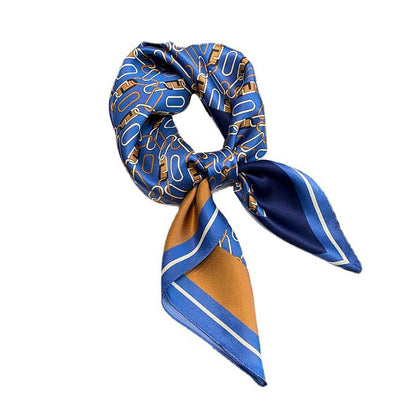 Women's Dual-use Air Conditioner Shawl  Silk Scarf