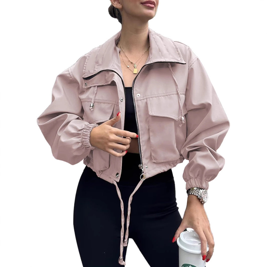 MetroMist Zip Trench Jacket