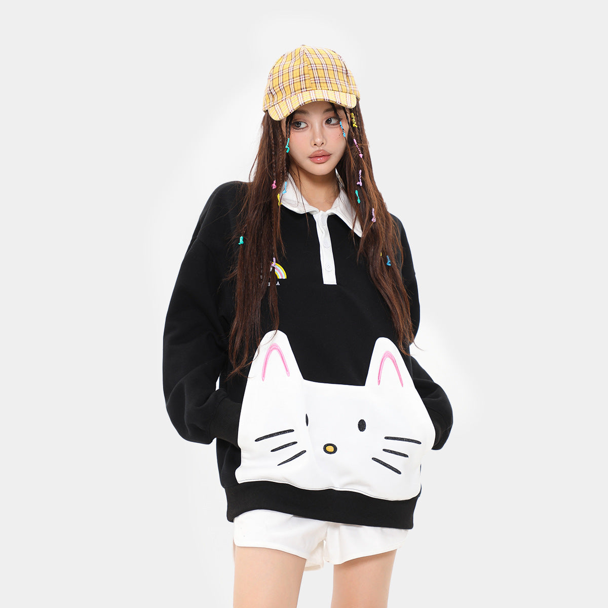 AmeriPaw Cat Patch Sweater