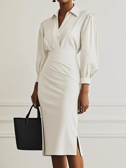 Velina Pleat Dress
