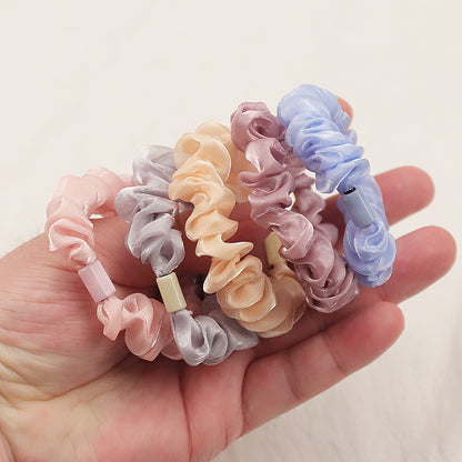 Puff Silk Pearlescent Hair Rope Refreshing Girl