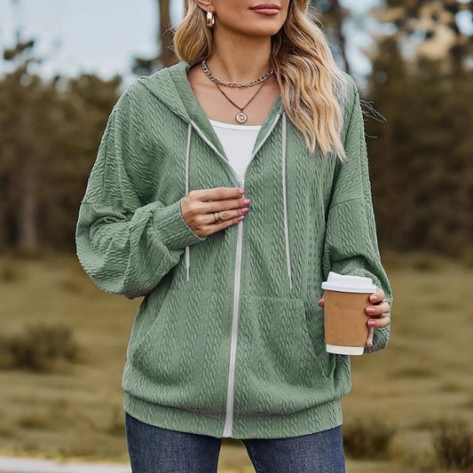 ZyraFlex Hooded Zip Coat