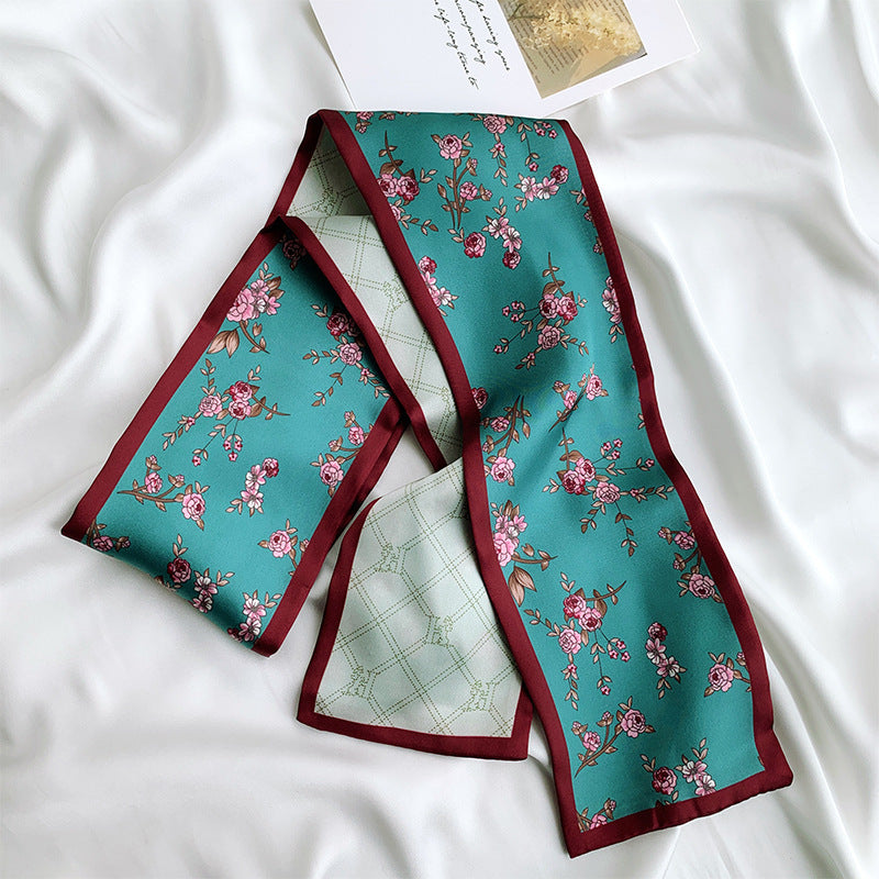 Korean creative small silk scarf