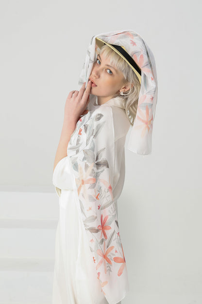 Fashion silk chiffon long scarf