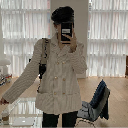 Retro sweater coat