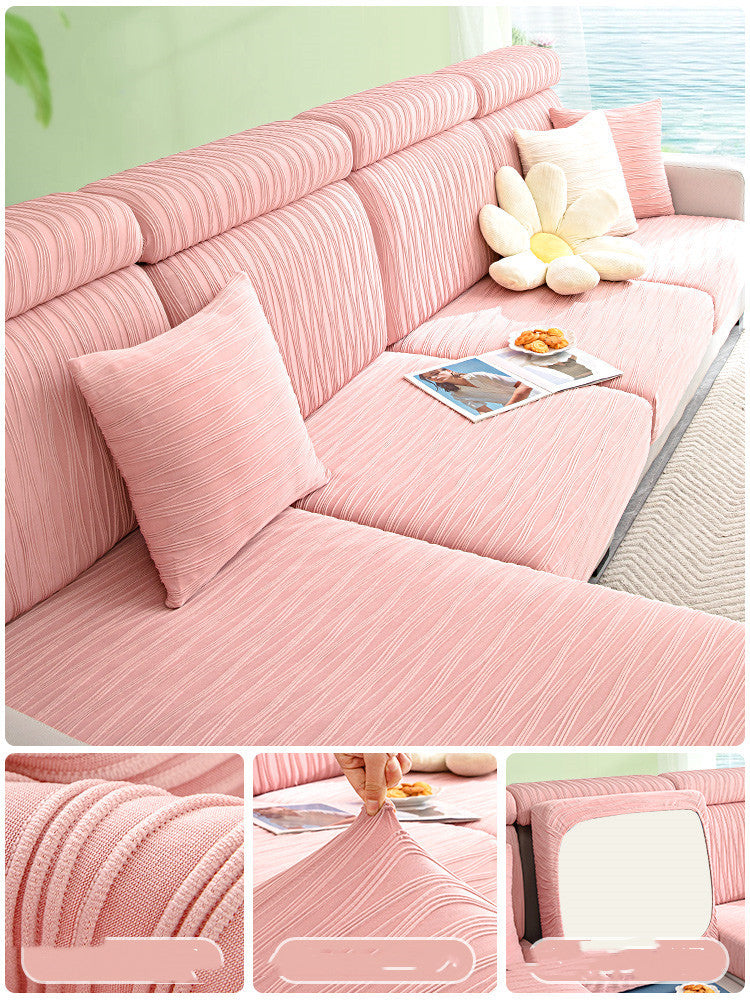 Ice Silk Elastic Sofa Cover Full Package