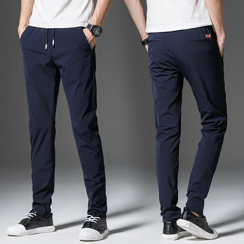 Ice silk thin men's casual pants