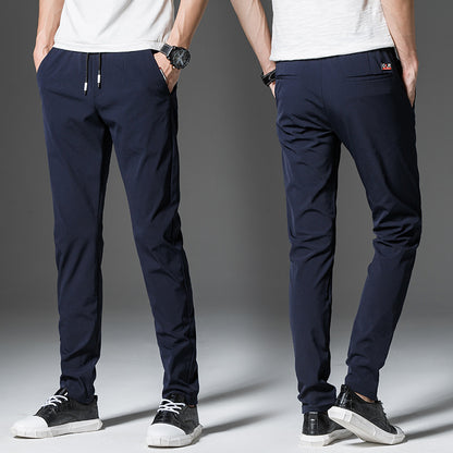 Ice silk thin men's casual pants