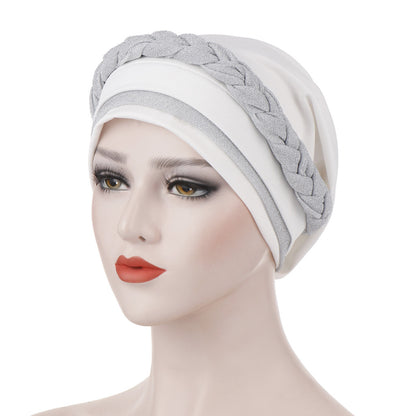 Milk silk can hide hair turban hat