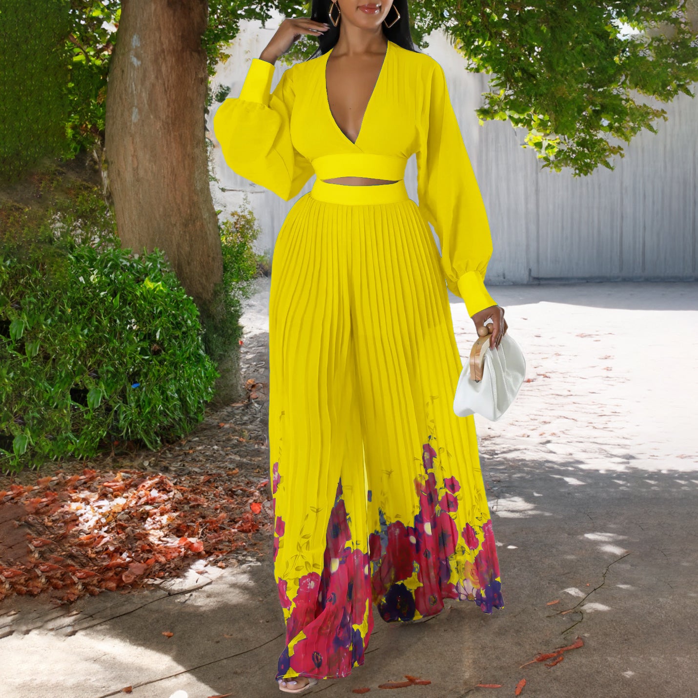 ÉlanVibe Chiffon Flair Set