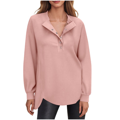 SeraLuxe Buttoned Charm Top