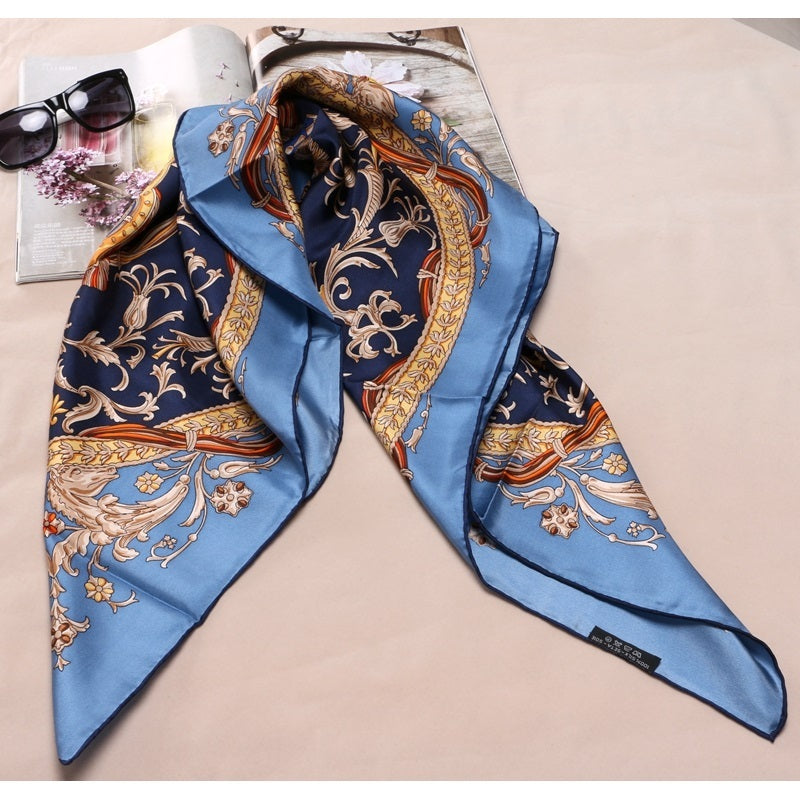 Ladies Middle-aged High-end Silk Scarf