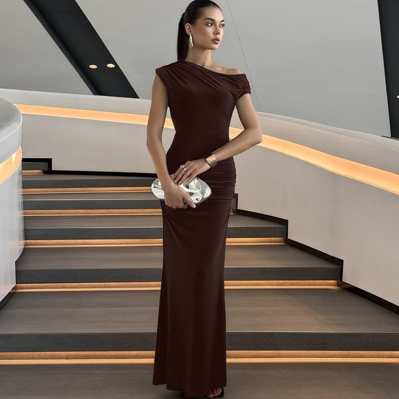 Celestia Cutout Pleated Dress