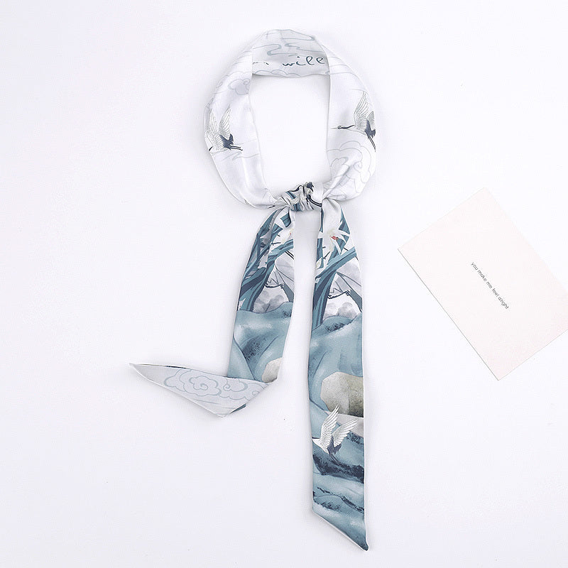 Retro Chinese style small silk scarves